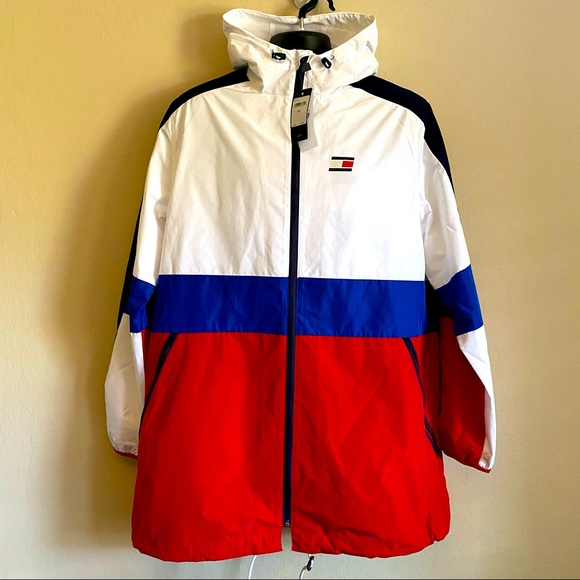 Tommy Hilfiger Other - NWT Mens Tommy Hilfiger long Hooded Windbreaker
